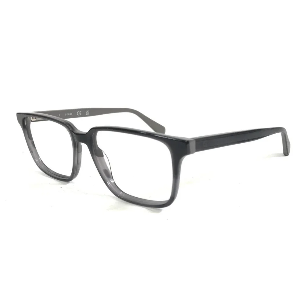 Guess Eyeglasses Frames GU50047 020 Dark Gray Square Full Rim 52-15-150